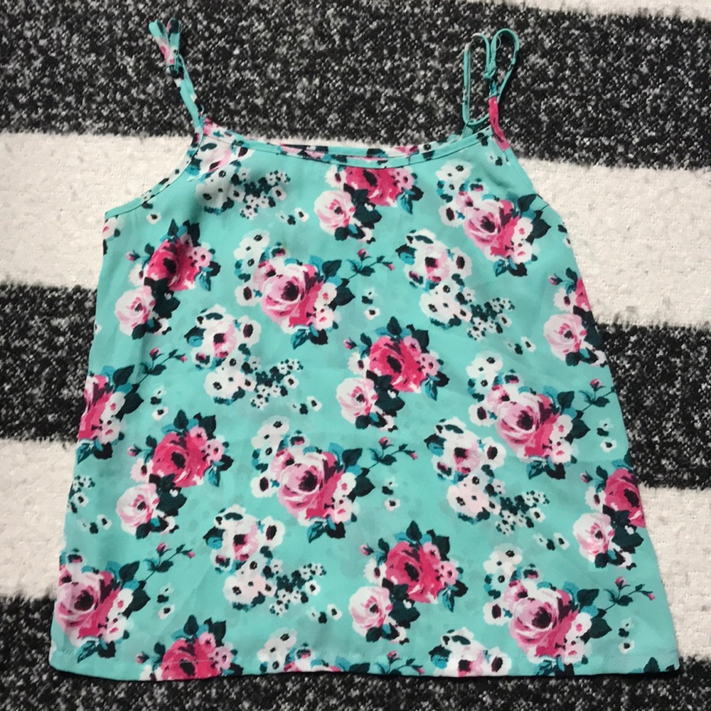 Floral tank top